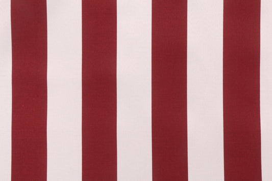 Classic Canopy Stripe Outdoor Pillow Cover in Burgundy - Available in Bolster, Throw, Lumbar, and Euro Sham Cover Sizes