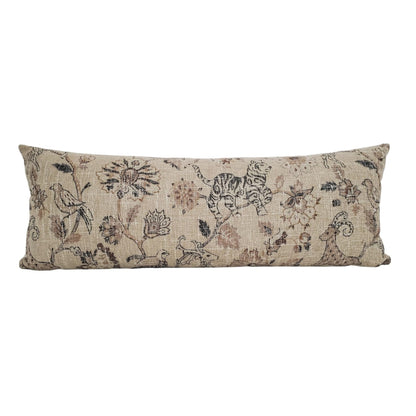 Ballard Designs Gazella Pillow Cover in Toast | Bolster Pillow Cover - Decorative Throw Pillows - Lumbar Pillow Cover