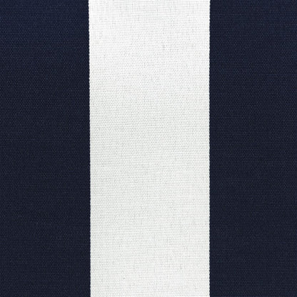 Classic Canopy Stripe Outdoor Pillow Cover in Navy - Available in Bolster, Throw, Lumbar, and Euro Sham Cover Sizes