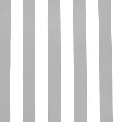 Classic Canopy Stripe Outdoor Pillow Cover in Grey - Available in Bolster, Throw, Lumbar, and Euro Sham Cover Sizes
