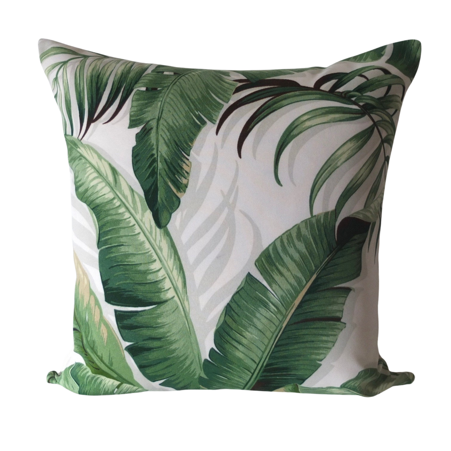 Tommy Bahama Palmiers Outdoor Pillow Cover in Verde - Tropical Palm Leaf  / Available in Throw, Lumbar, Bolster Pillow Covers