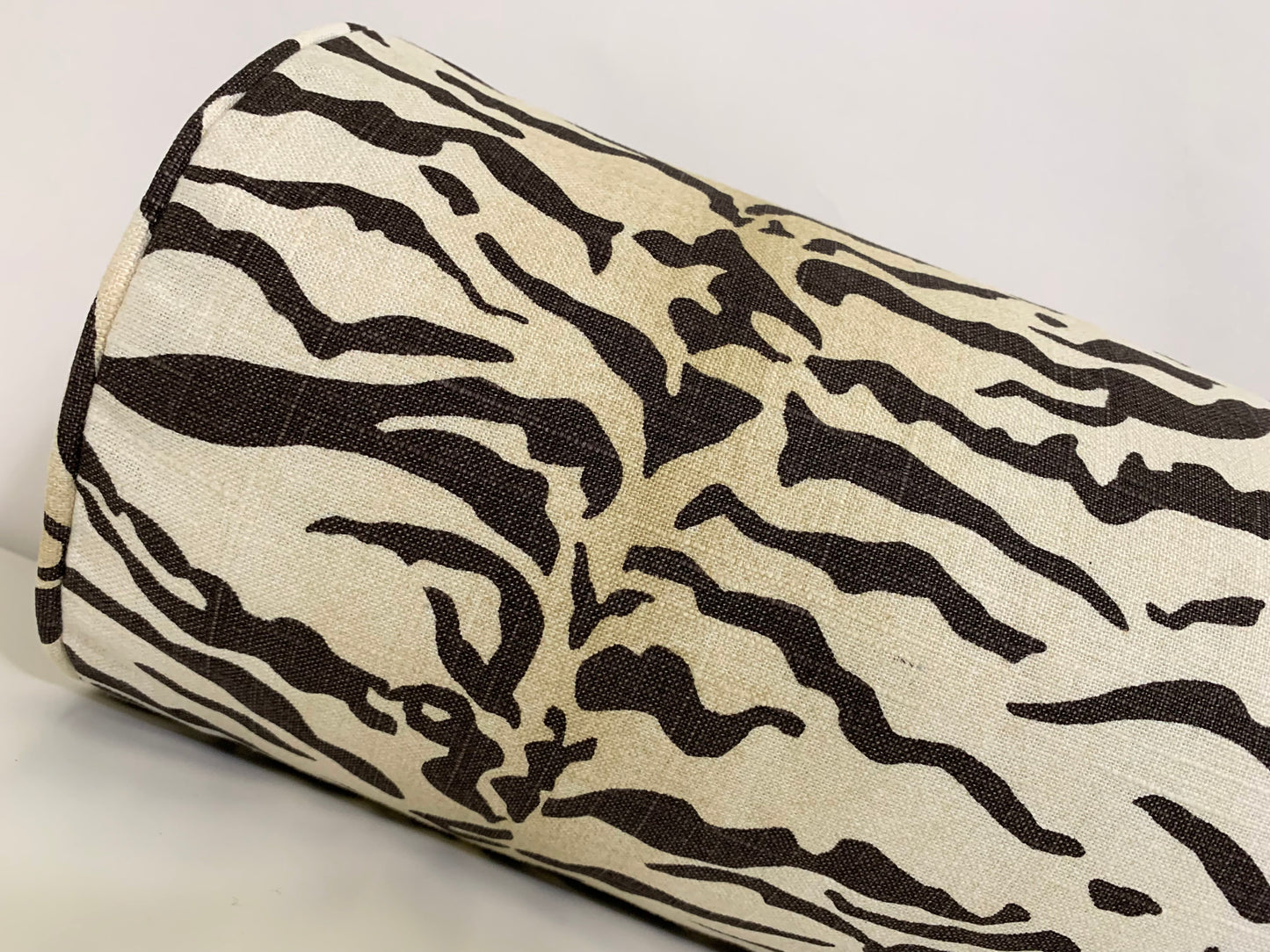 Vern Yip Bengal Tiger Stripe Pillow Cover in Winter | Available in Bolster, Lumbar, Throw, Euro Sham Sizes