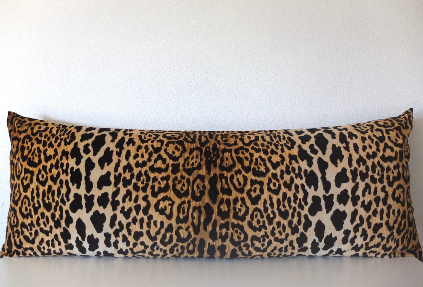 Ballard Designs Serengeti Leopard Pillow Cover - Long Lumbar Throw Bolster Pillow Cover