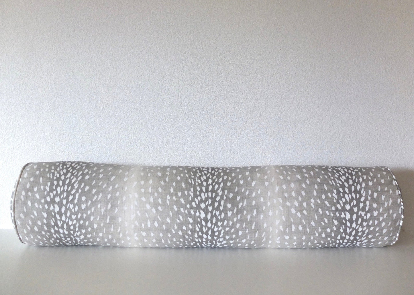Ballard Designs Antelope Pillow Cover in Grey - Available in Bolster, Lumbar, Throw, Euro Sham Sizes