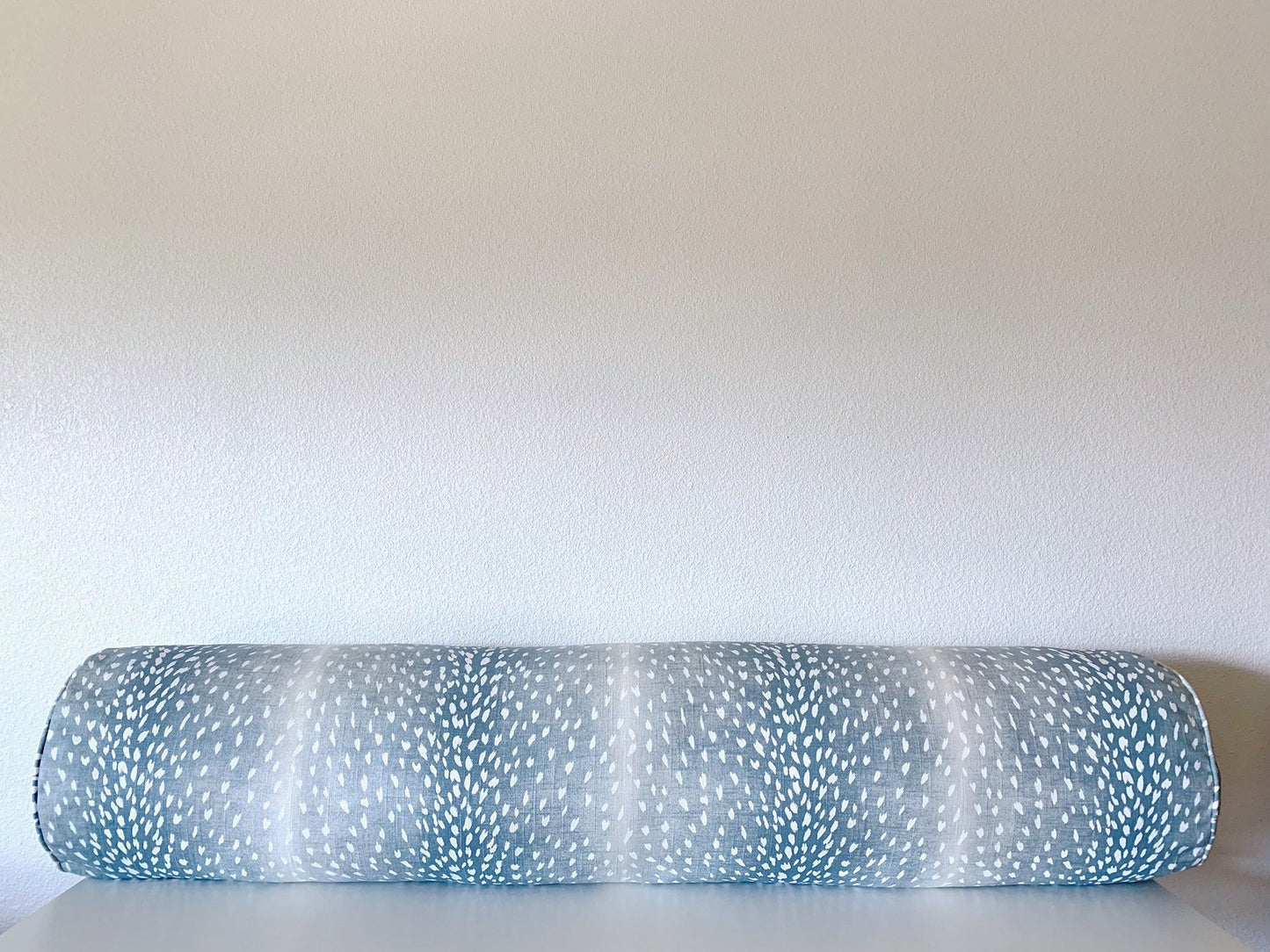 Authentic Vern Yip Antelope Pillow Cover in Aqua Blue - Available in Bolster, Throw, Lumbar, and Euro Sham Cover Sizes