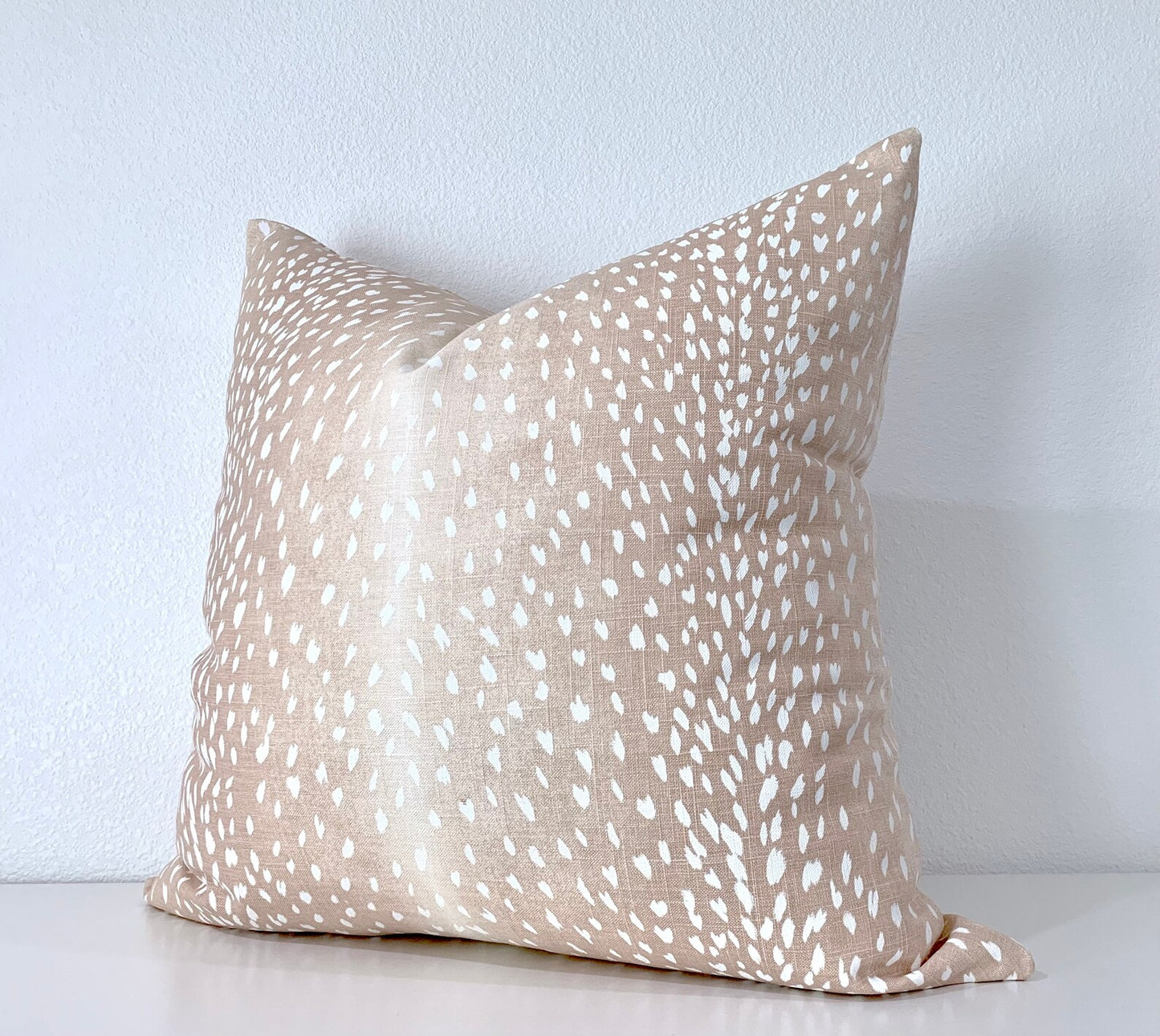 Ballard Designs Antelope Pillow Cover in Blush Pink - Available in Throw, Lumbar, Bolster, Euro Sham Sizes