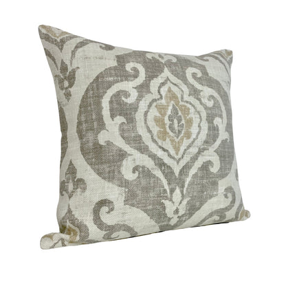 Ballard Designs Arryanna Pillow Cover in Taupe - Available in Throw Pillow, Lumbar Pillow, Bolster Pillow Sizes
