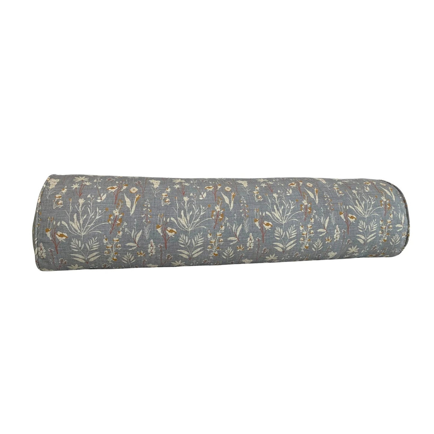 Designer Holli Zollinger Wildflower Pillow Cover in Grey Terracotta - Available in Bolster, Throw, Lumbar, Euro Sham