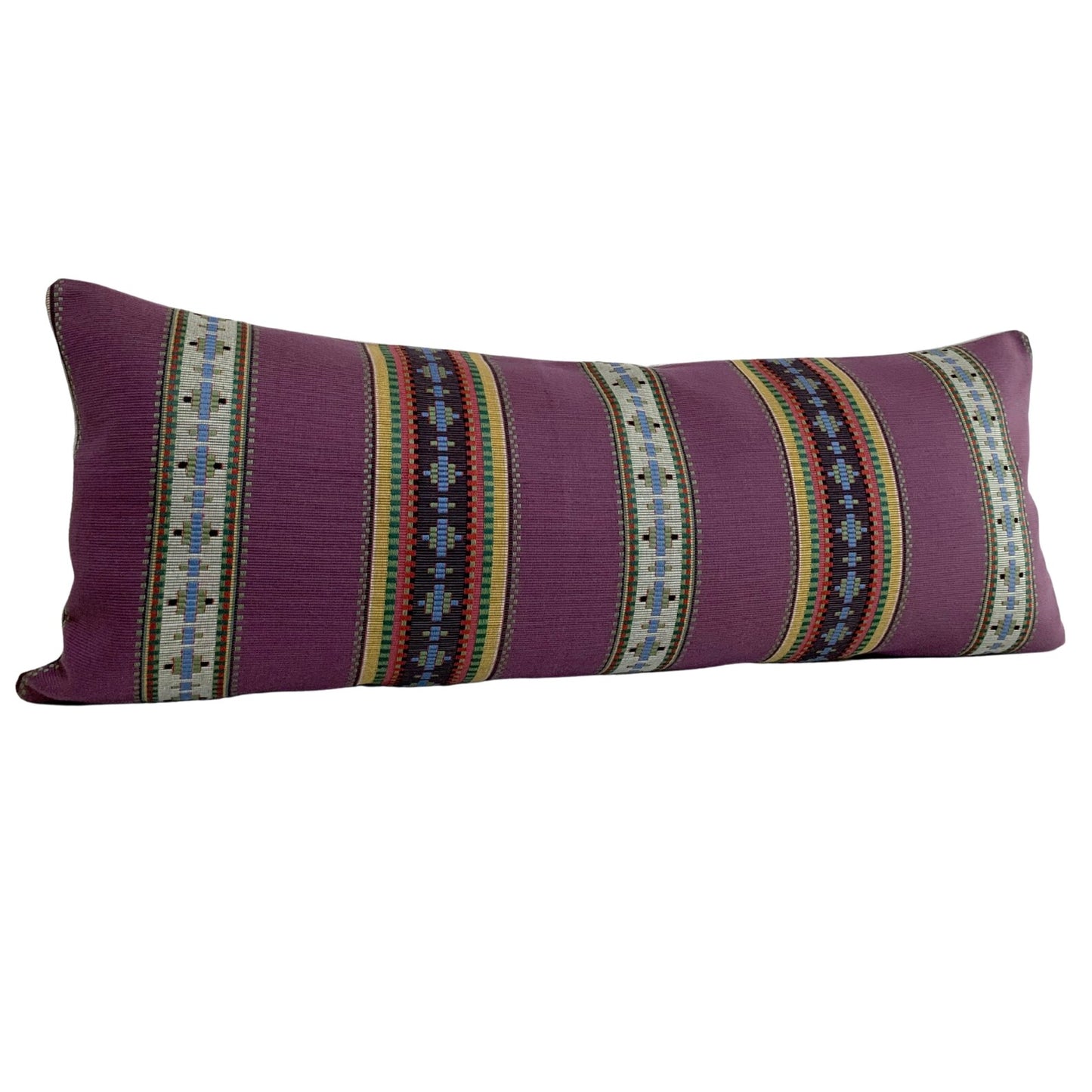 30% off 14x36 Large Lumbar Pillow Cover - Southwestern Purple Desert Woven Lumbar Pillow Cover