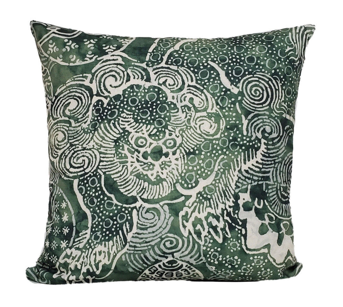 30% off Evergreen Fog Folkworld Temple Lion Throw Pillow Cover - 16x16 Decorative Throw Pillow Cover