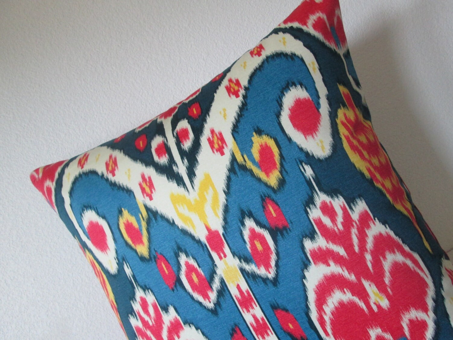 20x20 Tribal Ikat Pillow Cover in Gemstone | 30% off