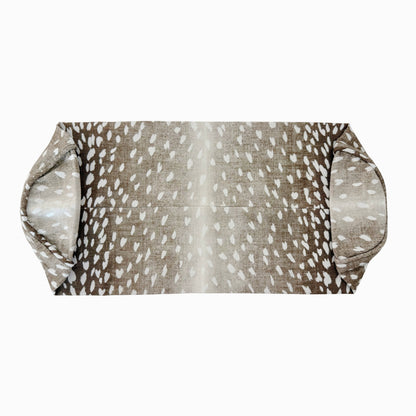 Ballard Designs Antelope Bolster Pillow Cover in Cocoa - 6x20  | 30% off