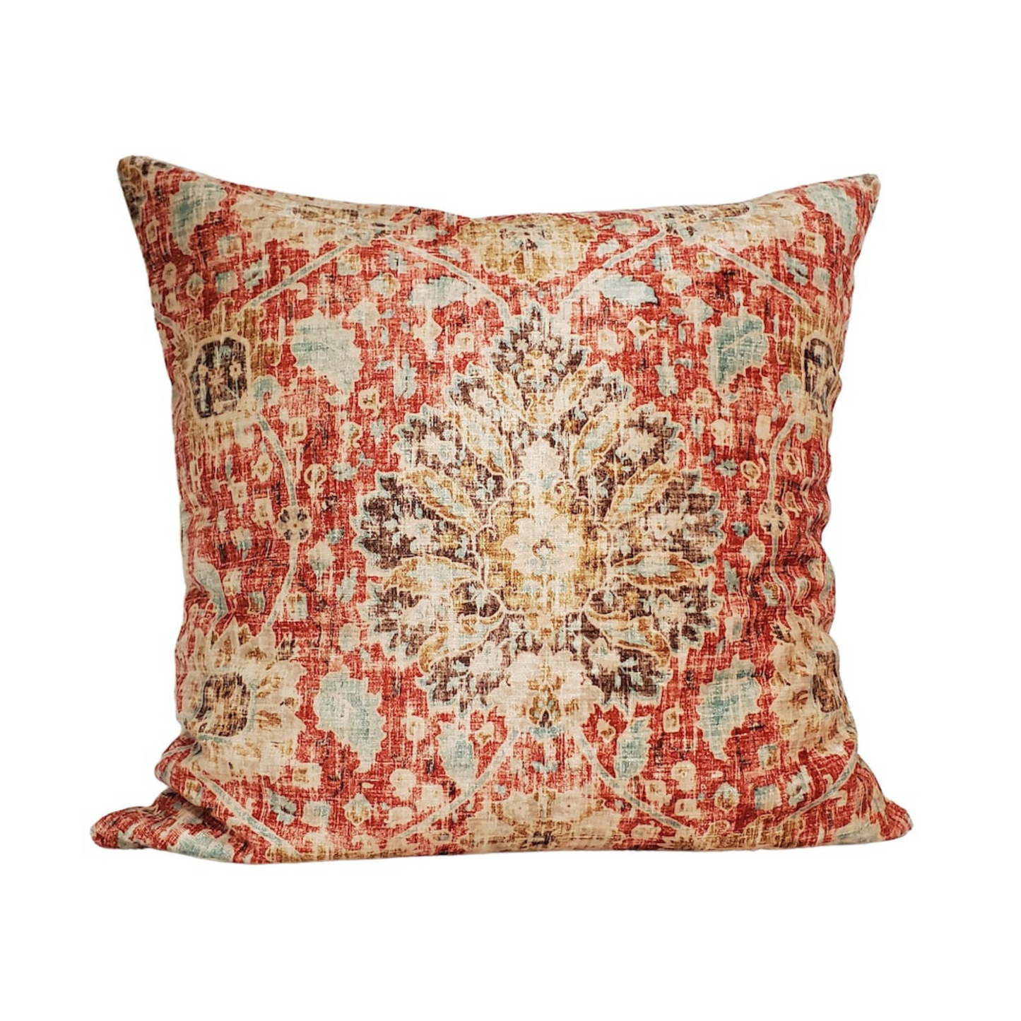 30% off Ethan Allen Chakra Cinnabar Pillow Cover - 22x22 Large Throw Pillow Cover