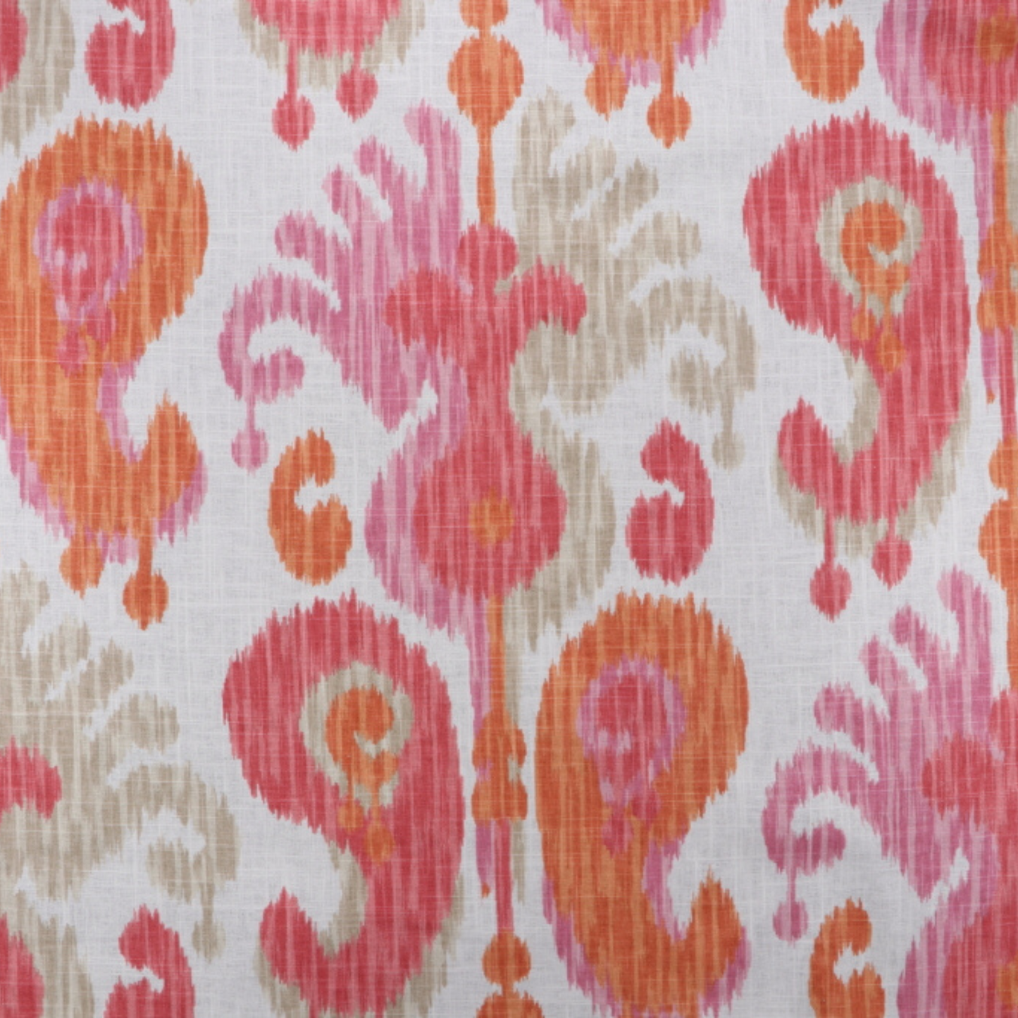 Andros Ikat Pillow Cover in Pink / Available in Lumbar, Throw, Bolster, Euro Sham Pillow Cover