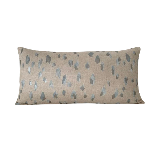 30% off Ballard Designs Cleo Glacier Lumbar Pillow Cover - 12x24 Decorative Lumbar Pillow Cover