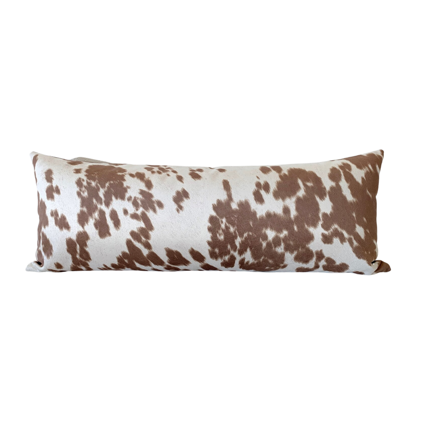 30% off Modern West Texas -  Cowhide 12x20 Lumbar Pillow Cover in Rustic Blonde - Faux Suede