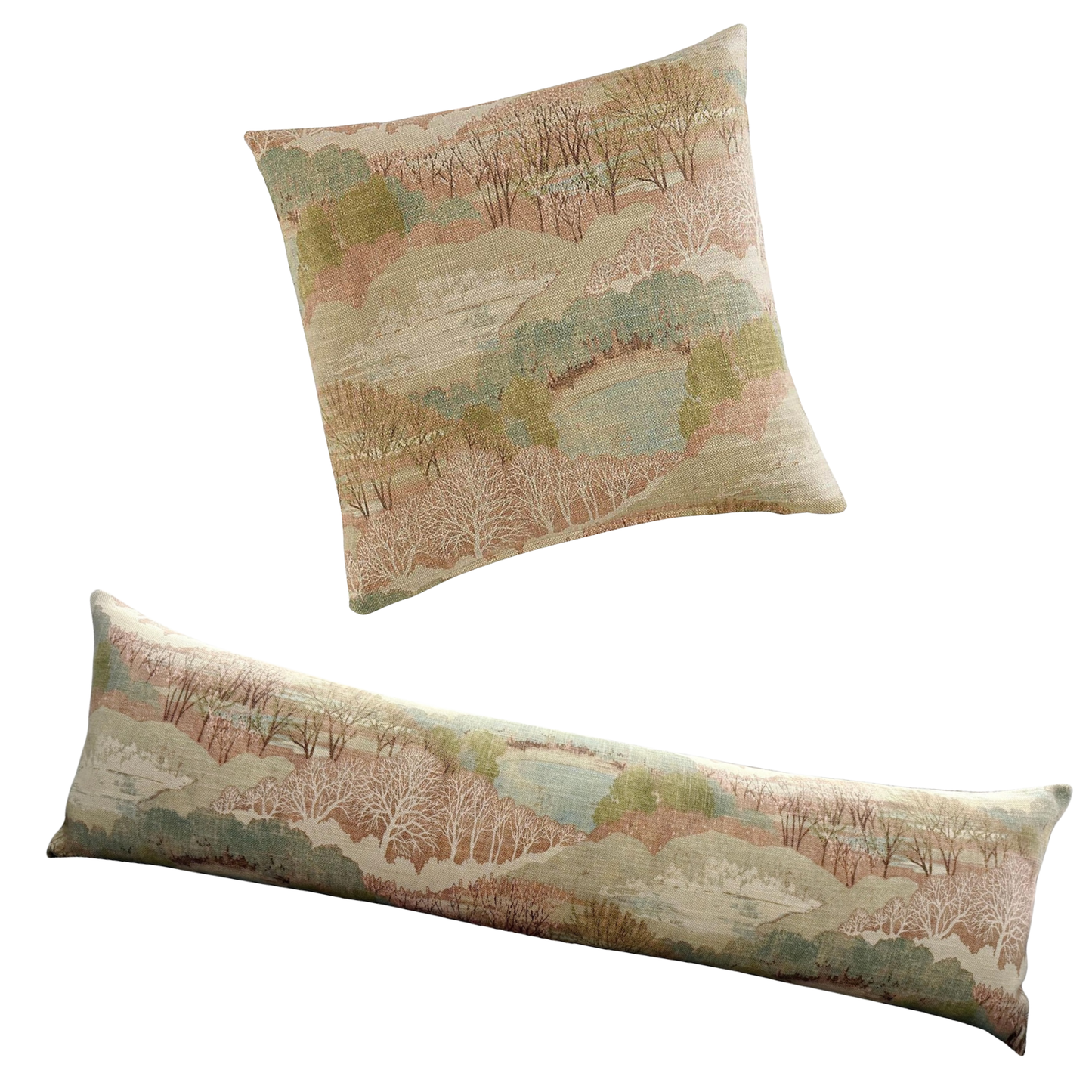 Ballard Designs Estelle Pillow Cover in Dusty Pink - Available in Bolster, Lumbar, Throw, Euro Sham Sizes (Copy)