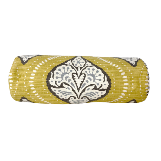 Dwell Studio Ogee Bolster Pillow Cover in Dandelion - 6x16  | 30% off