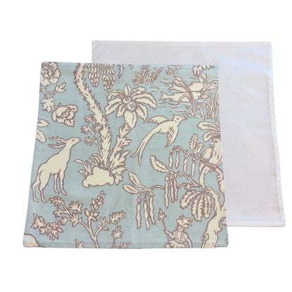 20x20 Brunschwig & Fils Les Animaux Warp Print - Throw Pillow Cover - 50% off