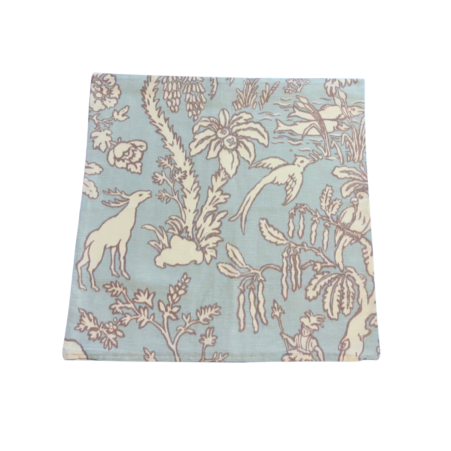 20x20 Brunschwig & Fils Les Animaux Warp Print - Throw Pillow Cover - 50% off