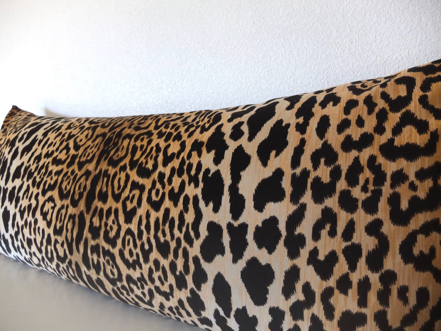 Ballard Designs Serengeti Leopard Pillow Cover - Long Lumbar Throw Bolster Pillow Cover