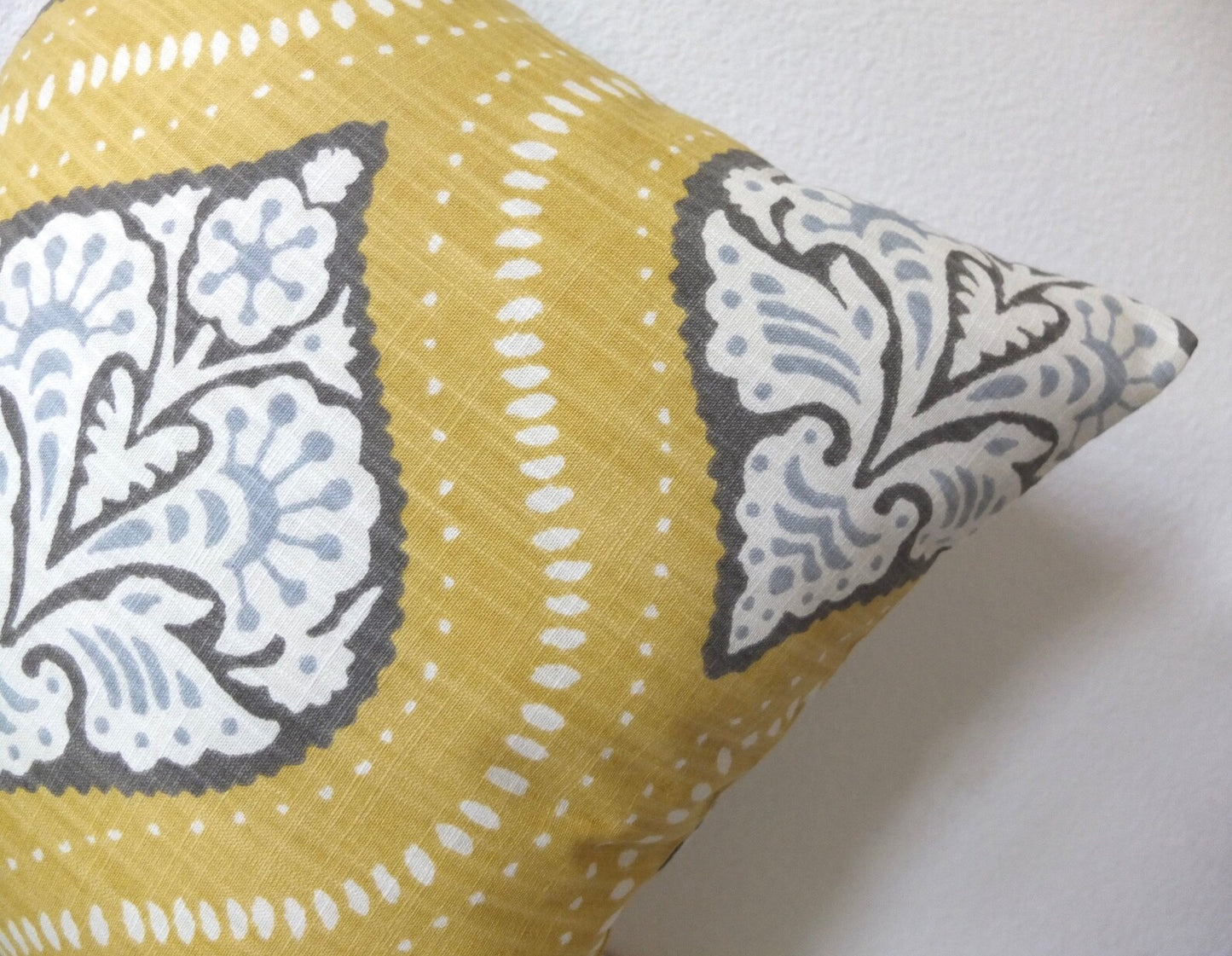 Dwell Studio Ogee Bolster Pillow Cover in Dandelion - 6x16  | 30% off