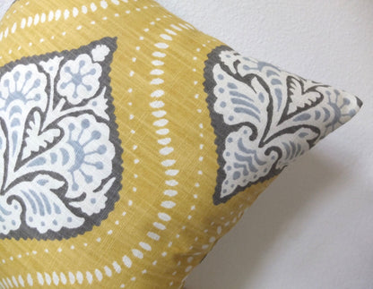 Dwell Studio Ogee Bolster Pillow Cover in Dandelion - 6x16  | 30% off