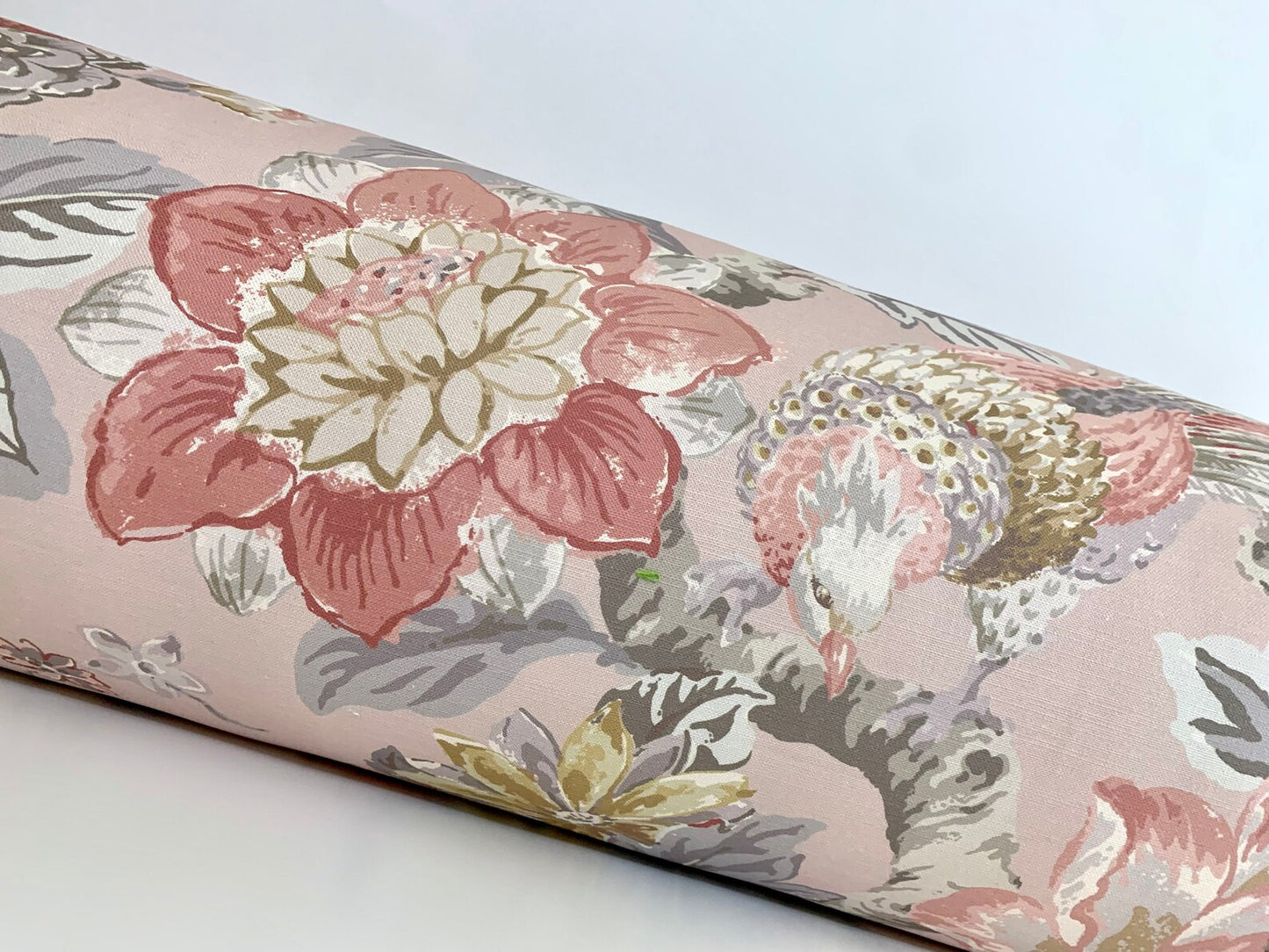 30% off Parisian Romantic Floral Bolster Pillow Cover - 9x36 King Bed Bolster Pillow Cover