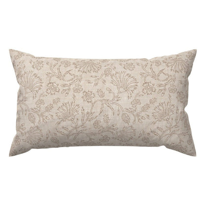 Floral Kalami Lumbar Pillow Cover - 14x36 Lumbar Cover | 30% off