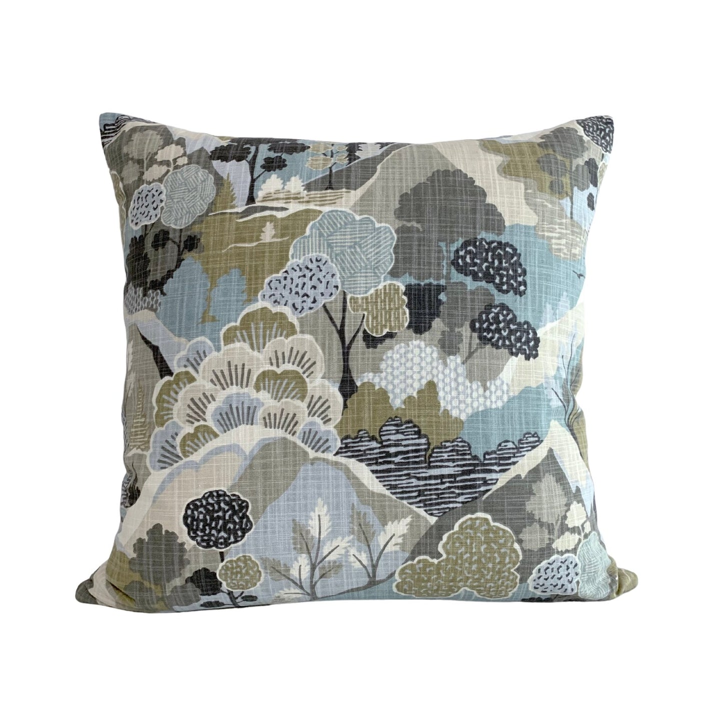 20x20 Modern Abstract Landscape Pillow Cover | 25% Off