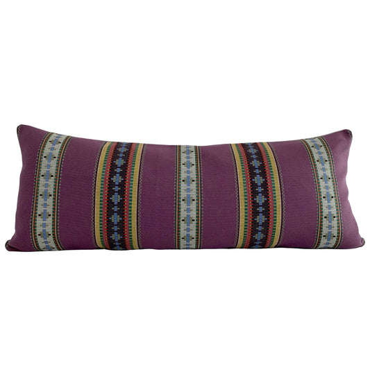 30% off 14x36 Large Lumbar Pillow Cover - Southwestern Purple Desert  Woven Lumbar Pillow Cover