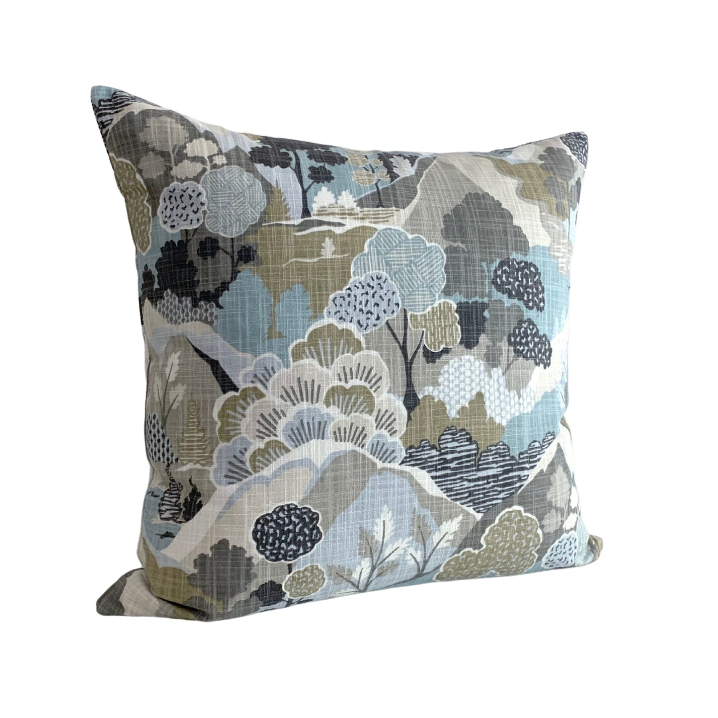 20x20 Modern Abstract Landscape Pillow Cover | 25% Off
