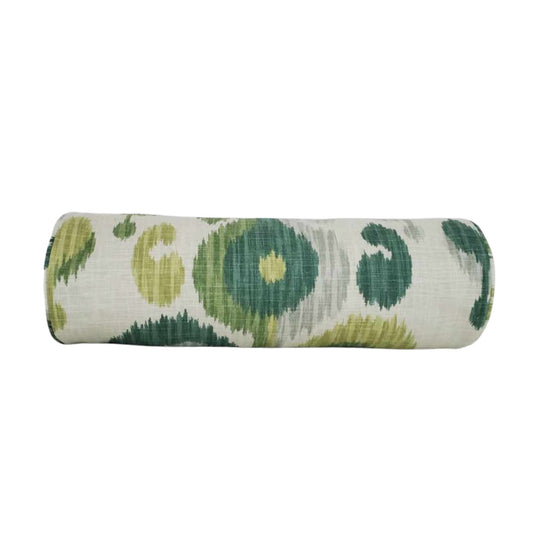 Ballard Designs Andros Ikat Pillow Cover in Vibrant Green  / Available in Lumbar, Throw, Bolster, Euro Sham Pillow Cover