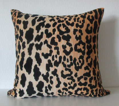 Ballard Designs Serengeti Leopard Pillow Cover - Long Lumbar Throw Bolster Pillow Cover