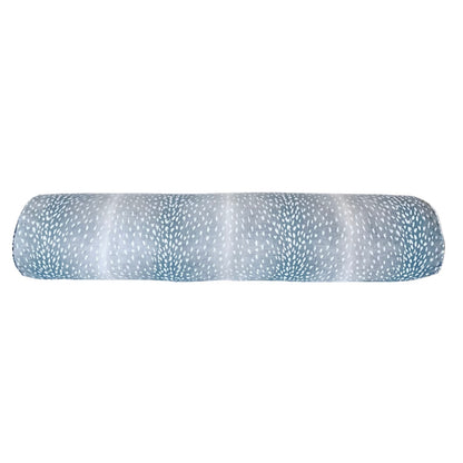 9x48 Antelope Bolster Pillow Cover – Aqua Blue | 30% Off