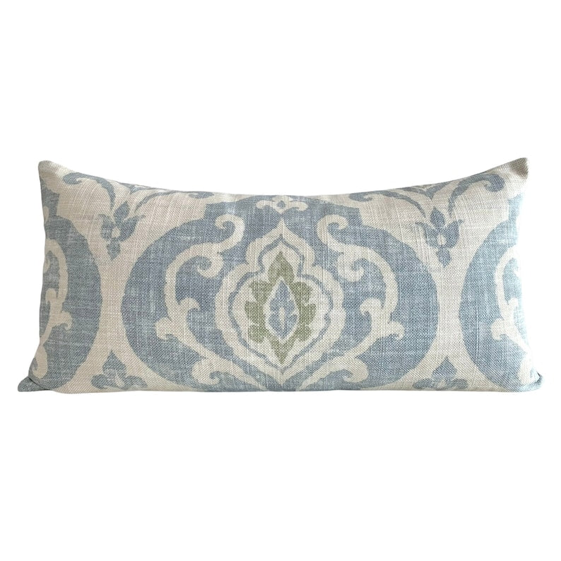 30% off Ballard Designs Arryanna Spa Lumbar Pillow Cover - 12x24 Decorative Lumbar Pillow Cover