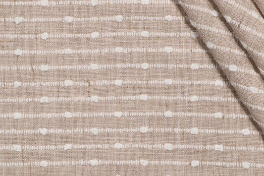 Sand Beige Striped Textured Pillow Cover - Available in Lumbar, Bolster, Throw, Euro Sham Styles